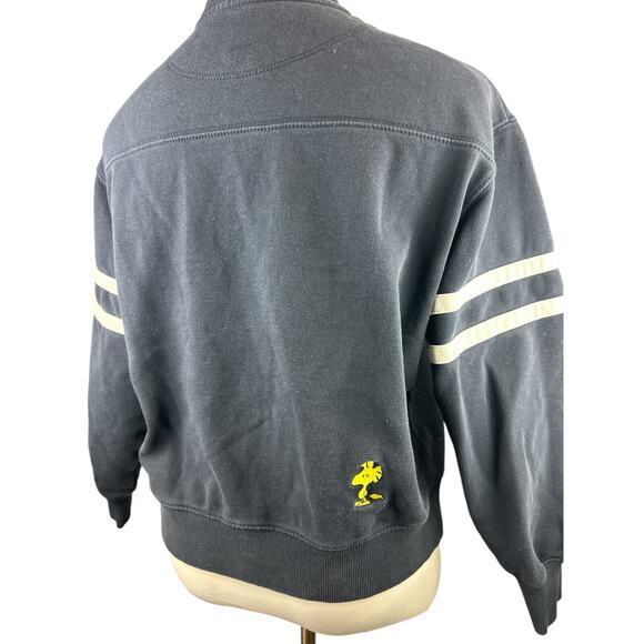 Coach X Peanuts Snoopy Lights Crewneck Oversized Sweatshirt Navy Blue Women's XS - Picture 8 of 14